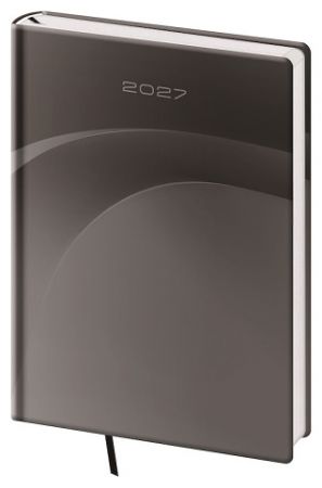 Diář týdenní A5 Vario - 3 GREY WAVE 2027, 14,3cm x 20,5cm, DV423-03-27