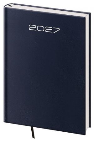 Diář týdenní A5 Old Karachi - modrá 2027, 14,3cm x 20,5cm, DK423-2-27