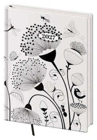 Diář denní B6 Vario - Natura 2027, 12cm x 16,5cm, DVL432-45-27