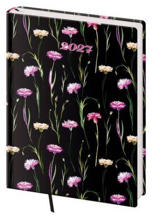 Diář denní B6 Vario - Blossom 2027, 12cm x 16,5cm, DVL432-42-27