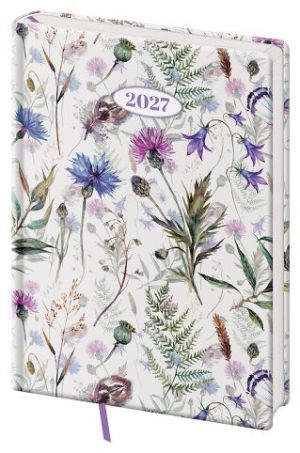 Diář denní A5 Vario Lyra - Meadow 2027, 14,3cm x 20,5cm, DVL422-14-27