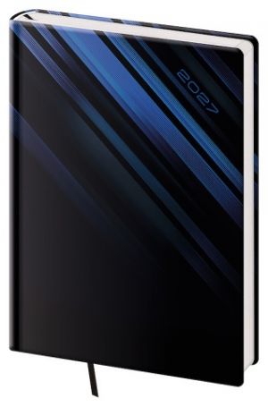 Diář denní A5 Vario - 4 BLUE STEEL 2027, 14,3cm x 20,5cm, DV422-04-27