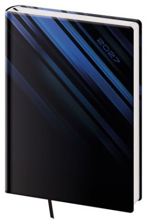 Diář denní A5 Vario - 4 BLUE STEEL 2027, 14,3cm x 20,5cm, DV422-04-27