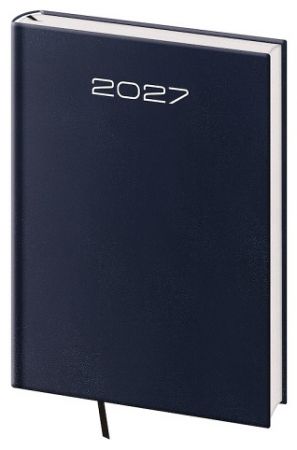 Diář denní A5 Old Karachi - modrá 2027, 14,3cm x 20,5cm, DK422-2-27