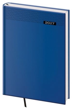 Diář denní A5 Gommato - modrá 2027, 14,3cm x 20,5cm, DG422-2-27