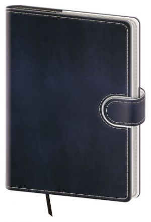 Diář denní A5 Flip - modrá/bílá 2027, 14,3cm x 20,5cm, DFL422-6-27