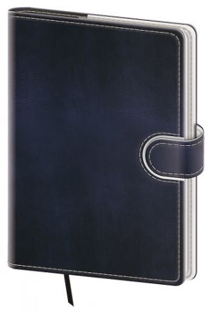 Diář denní A5 Flip - modrá/bílá 2027, 14,3cm x 20,5cm, DFL422-6-27