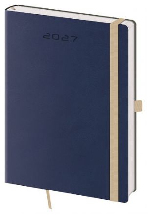 Diář denní A5 Flexies - tmavě modrá 2027, 14,3cm x 20,5cm, DF422-11-27