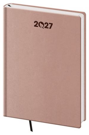 Diář denní A5 ECO - Almond 2027, 14,3cm x 20,5cm, DEO422-5-27