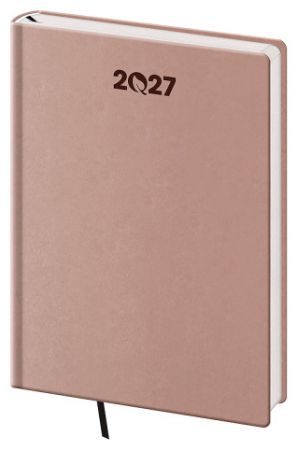 Diář denní A5 ECO - Almond 2027, 14,3cm x 20,5cm, DEO422-5-27