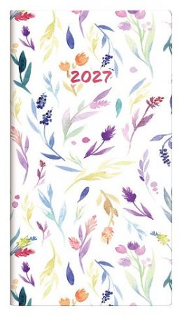 Diář čtrnáctidenní kapesní - Napoli - design 7 2027, 8,5cm x 15,4cm, PN02-07-27