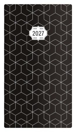 Diář čtrnáctidenní kapesní - Napoli - design 5 2027, 8,5cm x 15,4cm, PN02-05-27