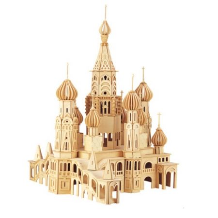 Woodcraft Dřevěné 3D puzzle Kostel Petersburg