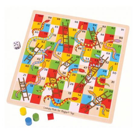 Bigjigs Toys Hadi a žebříky 2