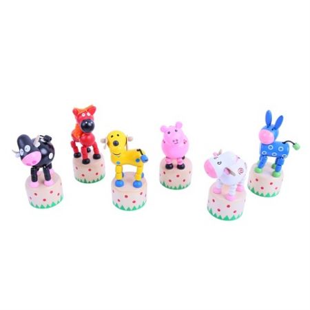 Bigjigs Toys Dřevěná mačkací zvířátka 1 ks