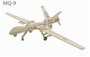 RoboTime 3D dřevěná skládačka Americký dron MQ9