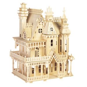 Woodcraft Dřevěné 3D puzzle Velkolepá vila přírodní