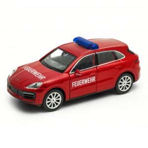 Welly Porsche Cayenne Turbo 1:34 Feuerwehr červené