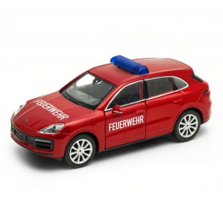 Welly Porsche Cayenne Turbo 1:34  Feuerwehr červené