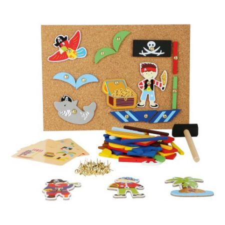 small foot Dřevěná kreativní hra Piráti
