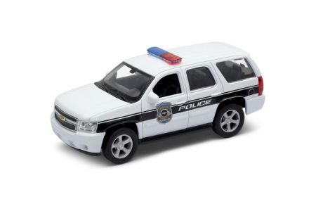 Welly Chevrolet Tahoe 07 POLICE 1:34 bílý