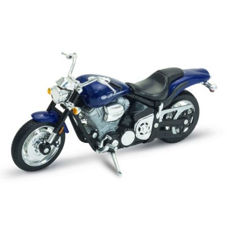 Welly Motocykl Yamaha Road Star Warrior (2002) 1:18 modrá
