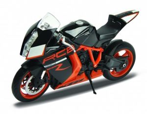 Welly - Motocykl KTM 1190 RC8 R 1:10 černooranžový