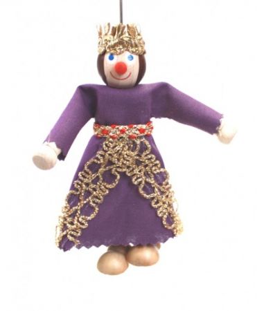 Gerlich Dřevěná loutka Královna Alžběta