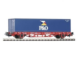 Piko Plošinový vagón Lgs579 1x40ft kontejnér P&amp;O DB AG V - 57706