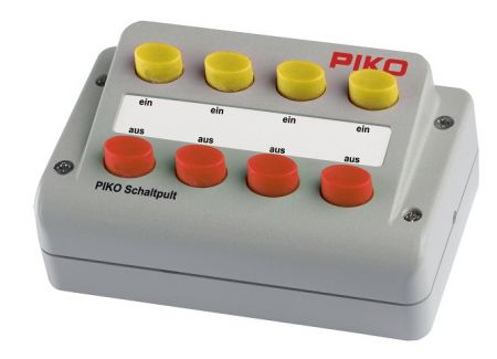 Piko Analogový ovládací panel (4 spínače, červeno-žluté) - 55261
