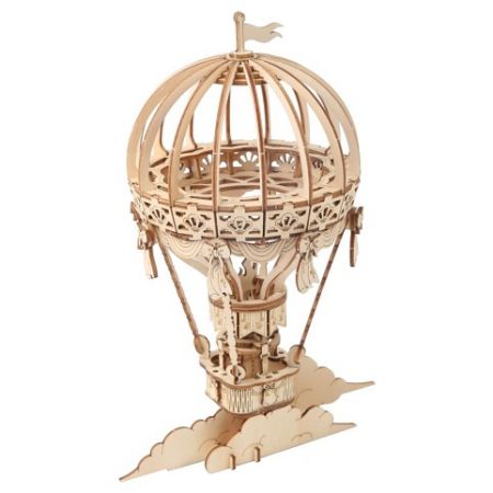 RoboTime 3D dřevěná skládačka Horkovzdušný balón