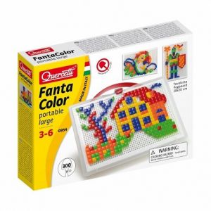 Quercetti Mozaika FantaColor Portable 300 ks TVARY