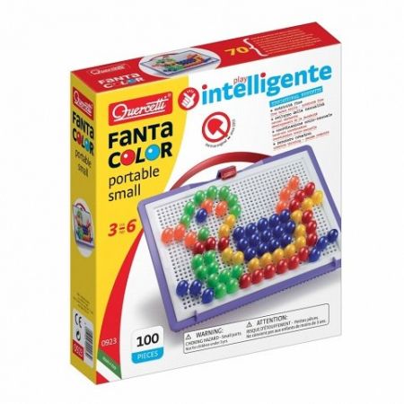 Quercetti Mozaika FantaColor Portable 100 ks (O15 mm)