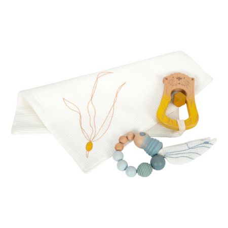 small foot 3dílná sada hraček pro miminka