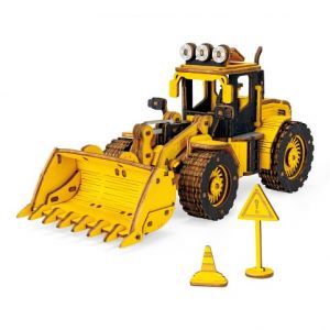 RoboTime 3D dřevěná mechanická skládačka Nakladač