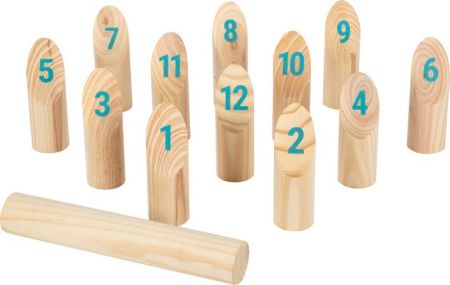 small foot Vikingské kostky Kubb s čísly Active