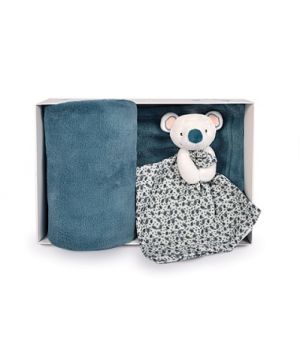 Doudou Dárková sada šťastná koala Yoca pléd a muchláček