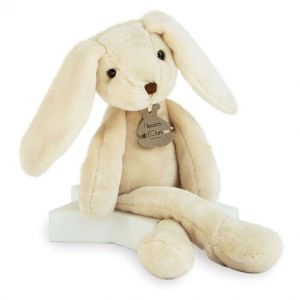 Doudou Histoire d‚Ours Plyšový kamarád bílý králíček 40 cm