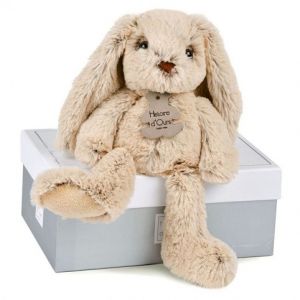 Doudou Histoire d‚Ours Plyšová hračka béžový králíček 25 cm
