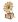 Woodcraft Dřevěné 3D puzzle Gramofón barevný