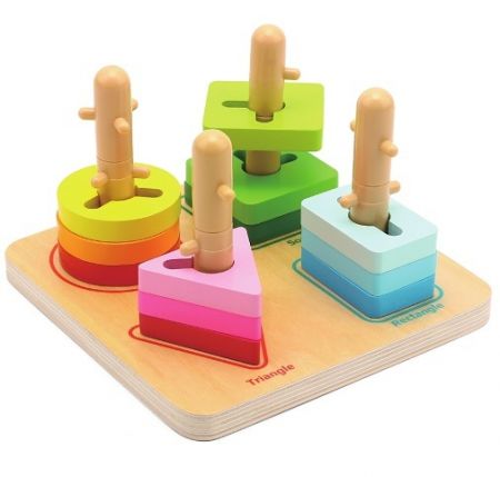 2Kids Toys Nasazování geometrické tvary