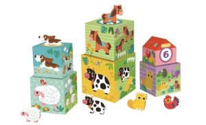 2Kids Toys Kostky se zvířátky Farma
