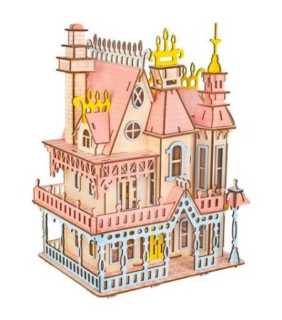 Woodcraft Dřevěné 3D puzzle Velkolepá vila