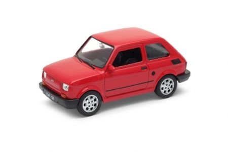 Welly Fiat 126 Maluch 1:34  bílá