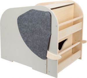 small foot Box na hračky se sedadlem a kolečky slon Wildlife