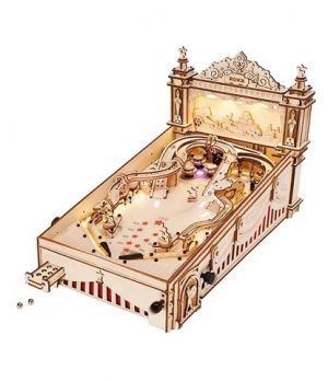 RoboTime 3D dřevěná mechanická skládačka Pinball