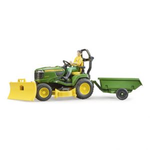 Bruder Zahradní traktor John Deere X949 se zahradníkem - poškozený obal
