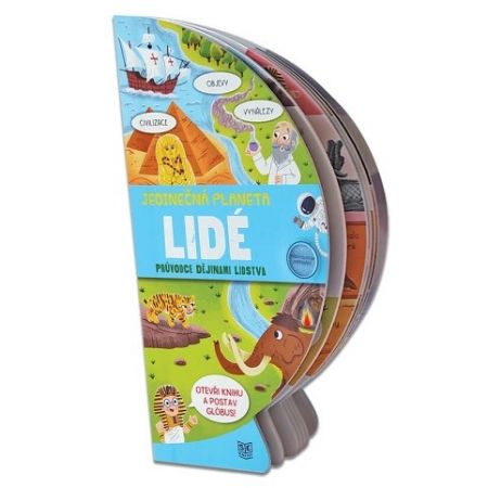 Pexi Knížka rozkládací glóbus - Lidé