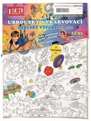 Pexi Vybarvovací ubrousky - Vesmír