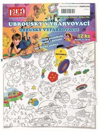 Pexi Vybarvovací ubrousky - Vesmír